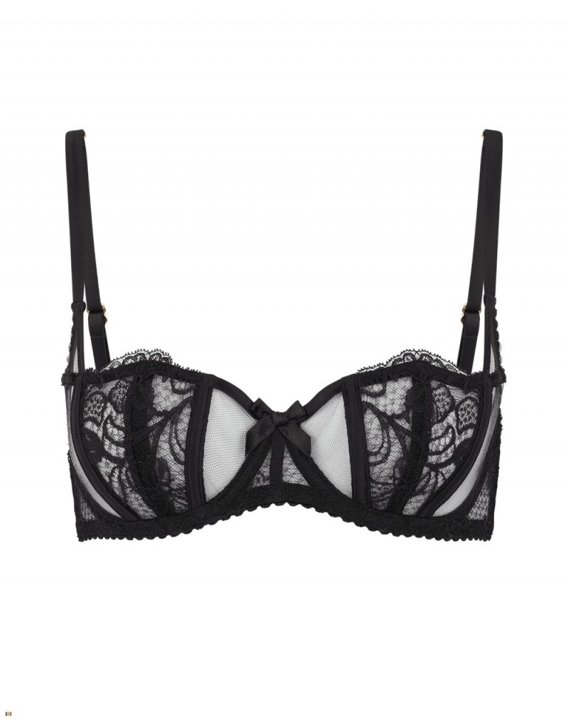 Agent Provocateur Rozlyn Balconette Underwired Women\'s Bras Black | WPIBVZE-42