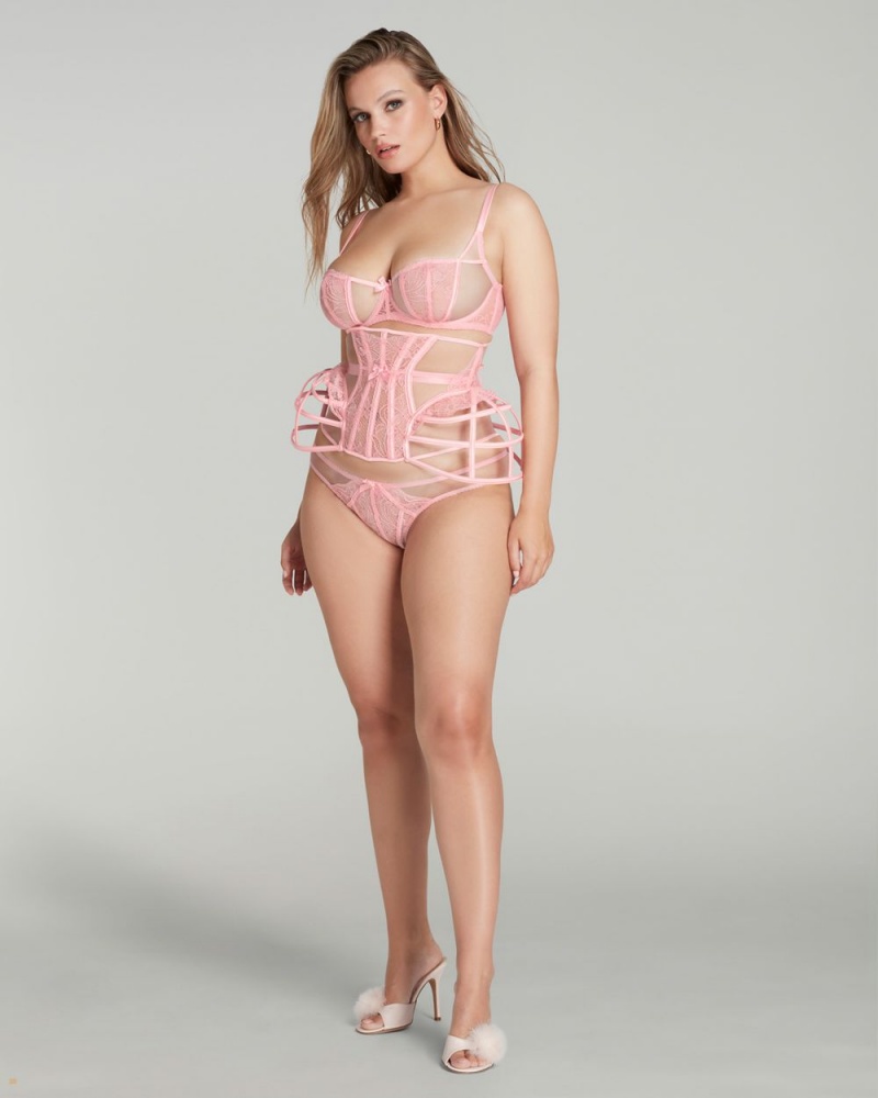 Agent Provocateur Rozlyn Waspie Women's Corset Pink | BRUVTEJ-65