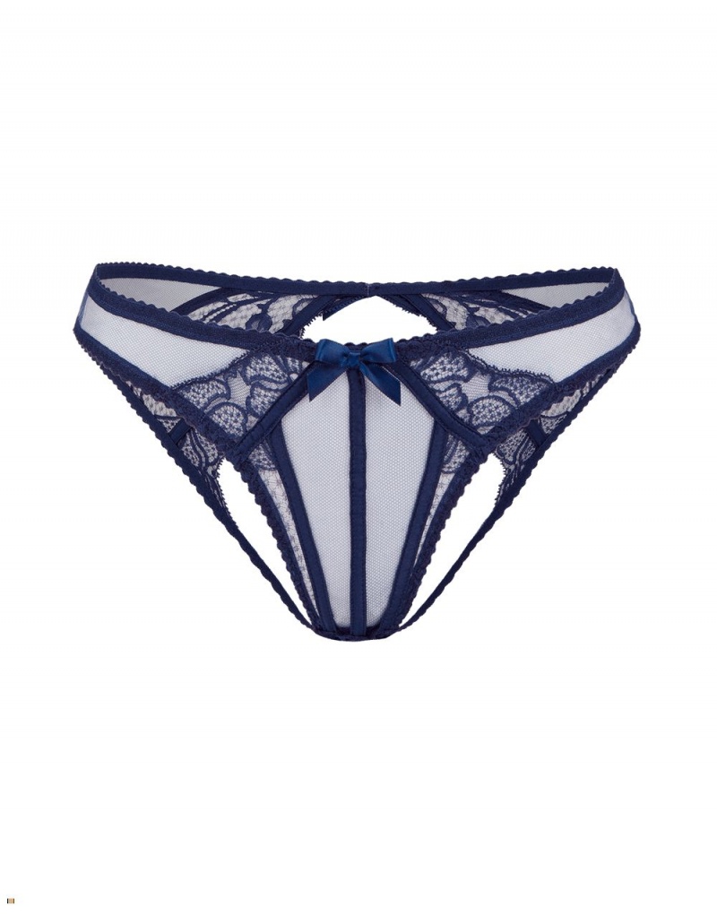 Agent Provocateur Rozlyn Women\'s Ouvert Navy | DBUSIOY-07