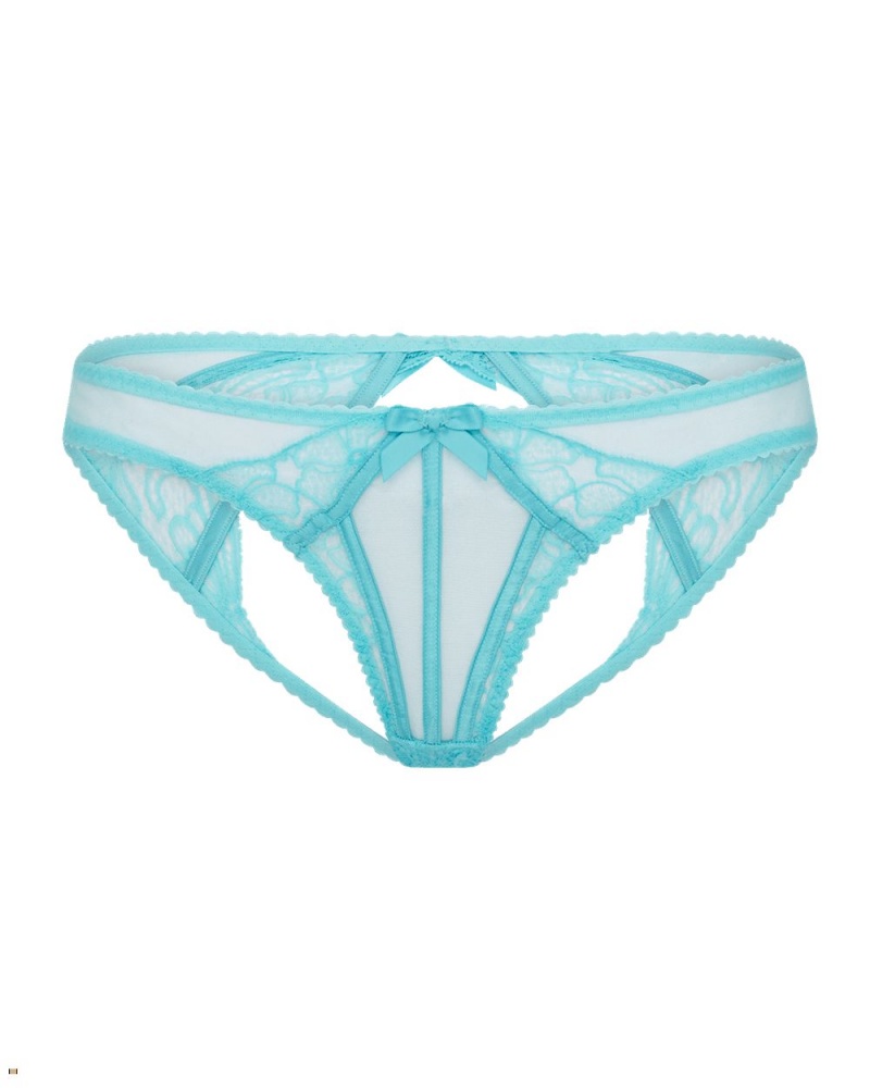 Agent Provocateur Rozlyn Women\'s Ouvert Turquoise | MFUXTJE-15