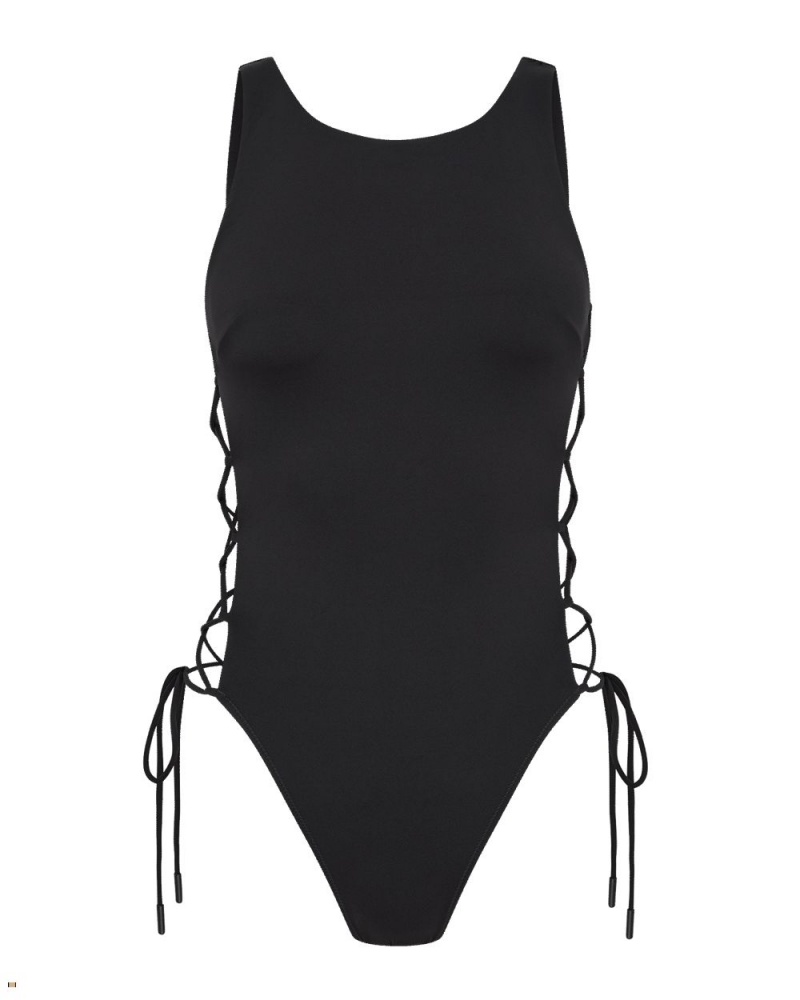 Agent Provocateur Sellena Women\'s Swimsuits Black | FBJKSXR-70