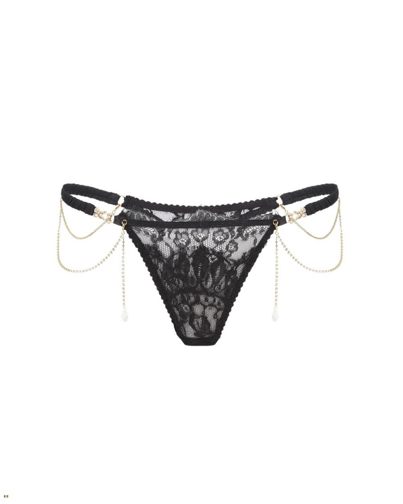 Agent Provocateur Tasmina Women\'s Thong Black | YWIJMRK-96