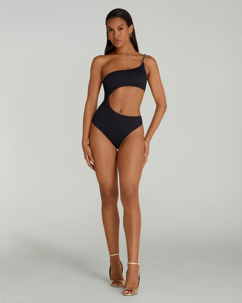 Agent Provocateur Tiaa Women's Swimsuits Black | BOKRUVS-62