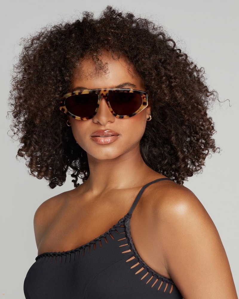 Agent Provocateur Tyrah Women's Sunglasses Black | STMUERN-37