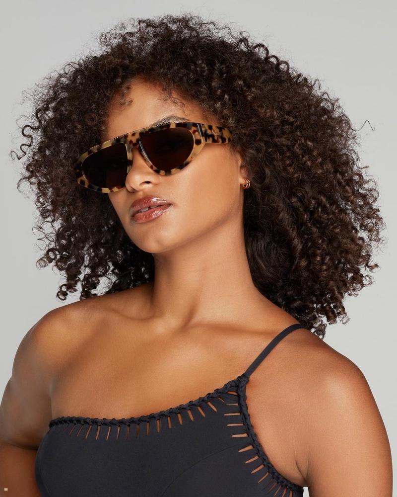 Agent Provocateur Tyrah Women's Sunglasses Black | STMUERN-37