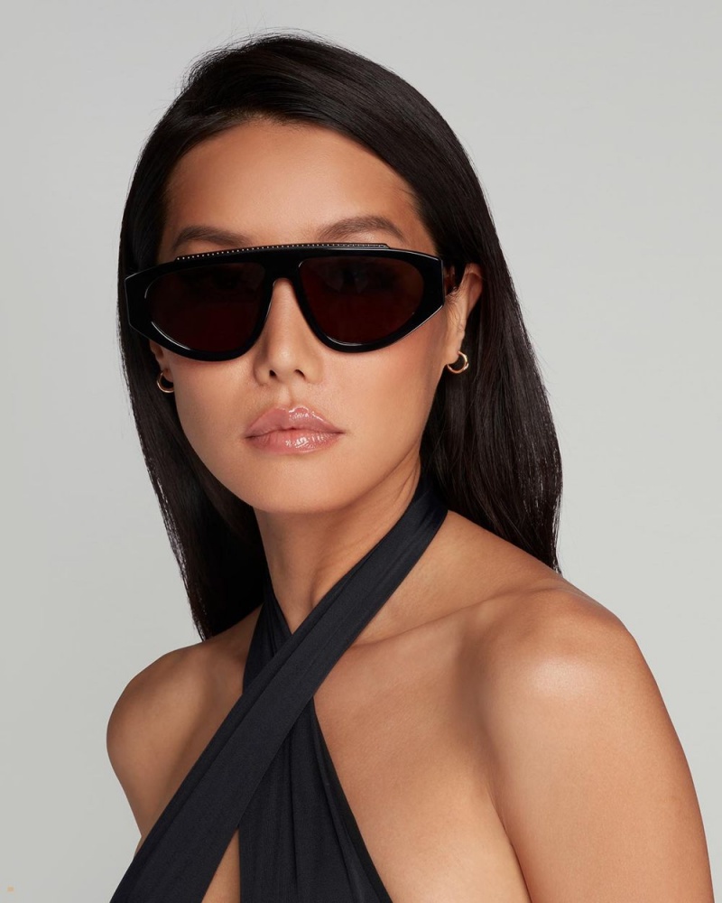 Agent Provocateur Tyrah Women's Sunglasses Black | FYWPUTC-35